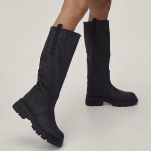 GANNI knee high rubber rain boots Size 40/9 $285